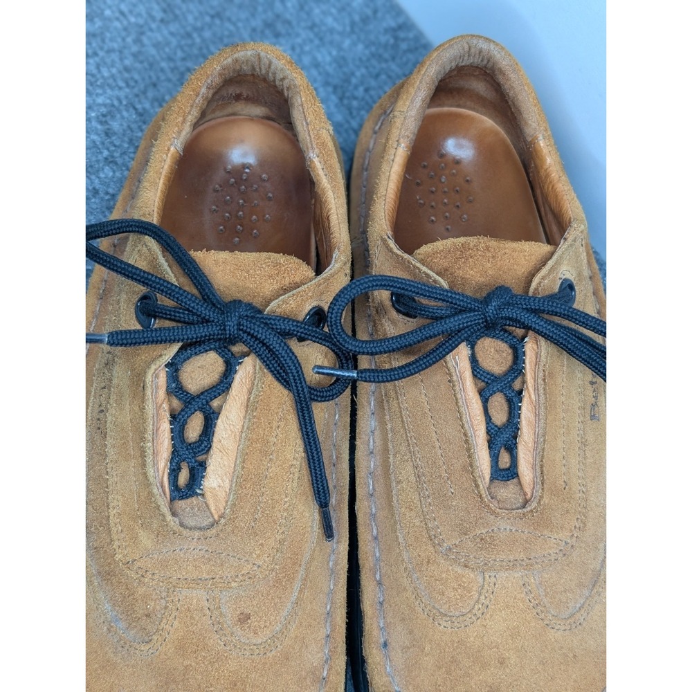 BETULA BIRKENSTOCK FUSSBETT Tan Lace Suede Walking Shoe Size 39 L8 M6 - Picture 4 of 11